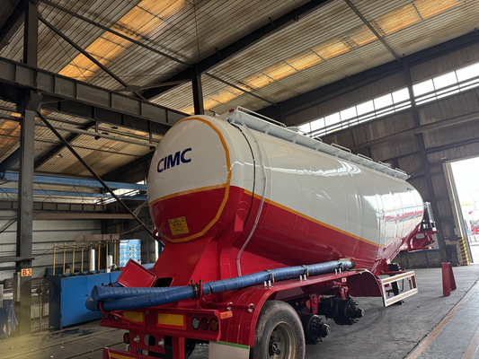 パーソナライズ可能な鉄 CIMC 粉末タンカー トラック セメント輸送
