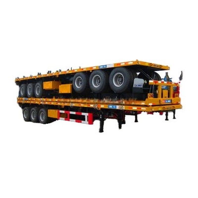 CIMC 最安値使用 2 3 4軸容量 30から100t 20ft 45ft 40ftホットセールコンテナトラックフラットベッド半トレーラー