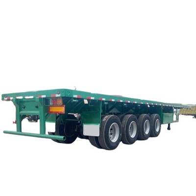 CIMC 全新 4軸 100t容量 40FT スプリング サスペンション フラットベッド 半トレーラー販売
