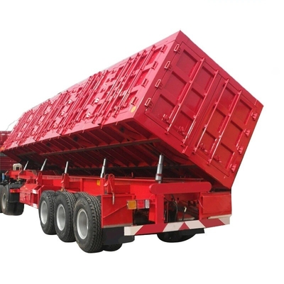 CIMC 40FT 3 アクセルタラ重量 8.5t 1300*2500mm 重用機械式懸垂 13pc 葉スプリング 壁側ロールオーバー半トレーラー