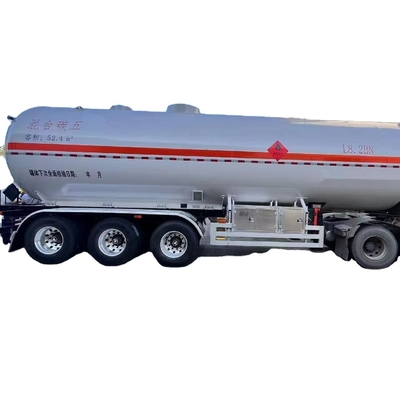CIMC 3 / 4 アクセル液体窒素天然ガス Lpgタンカー トラックとセミトレーラー プロパン輸送道路タンカー