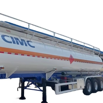 CIMC 3軸 8000L/5500L/7000L/7500L ガソリンとディーゼル 4コンパートメント設計 28 KL スチール燃料水力タンク トレーラー