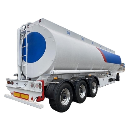 CIMC 三軸 ステンレス ステンレス ガソリン ディーゼル ガソリン 6-7 独立した倉庫 7000L 輸送 石油 燃料 トラック タンカー 半トレーラー