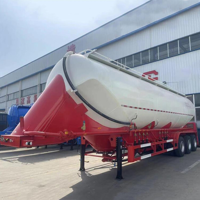 CIMC 高張力低炭素合金鋼 40cbms 3軸 W 形 卸貨機 輸送機 セメント 半トレーラー