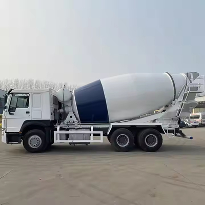 中古 HOWO 340HP 2-25cbms 9630*2500*3998mm 16650kg セメントコンクリートミキサートラック