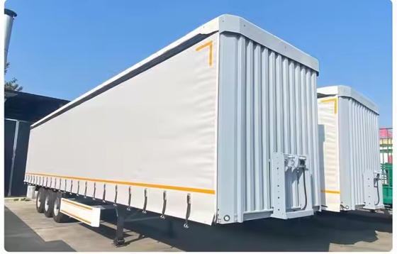 3軸 無料重量 8300kg ローバー型 懸垂 面接合板 テンプレート半トレーラー テンプレートトラック