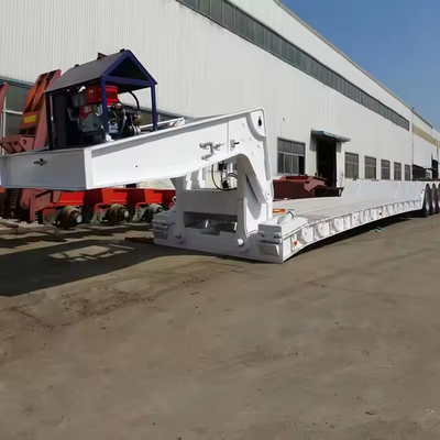 3 軸 80t カスタマイズ メカニカル サスペンション 切り離せる 低床トレーラー