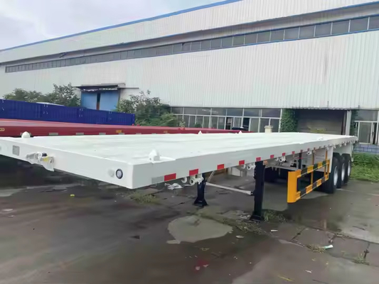CIMC 40/45ft スチール 4Axle オーバーサイズ コンテナ化貨物 拡張式平床トレーラー