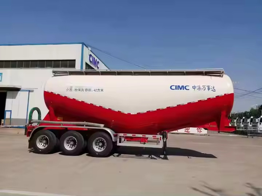CIMC 3軸 35cbms ディーゼル発電機 乾燥混合物 モルタービン 粉末タンク 貨物 半トレーラー