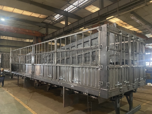 CIMC 中国のトラックメーカーが最大負荷容量100tのカスタマイズされたセミトレーラーを受け入れます