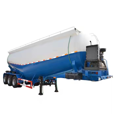 重荷 乾燥セメントタンカー 吹風機 3軸 45 トン 45 Cbm 散装セメント粉末タンク 半トラック トレーラー