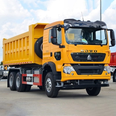 ホウブランド 6x4ダンプトラック 375馬力 手動トランスミッション ディーゼル燃料 アフリカの建設のための新しい条件