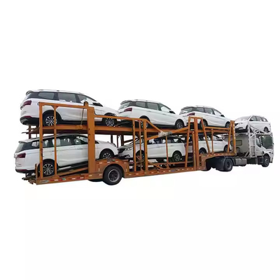 2 3 アクセル 6 8 10 自動車輸送半トレーラー トラックトレーラーを牽引するための二階建ての車両トレーラー